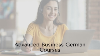 Advanced Business German Courses