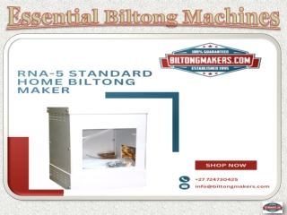 Essential Biltong Machines