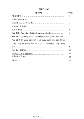 Một số sai lầm khi vận dụng định lí, tính chất để giải toán hình học không gian