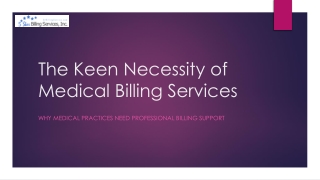 Comprehensive Medical Billing Services