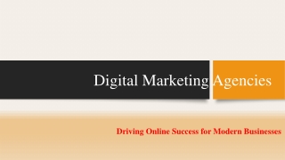 Digital Marketing Agencies