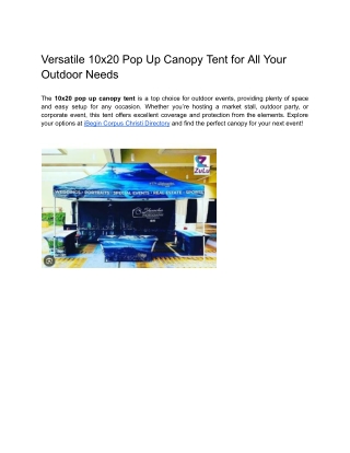 Discover the Versatility of Custom Tent Packages for Every Event