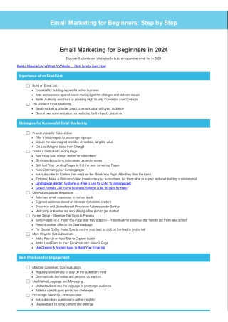 Email Marketing for Beginners_ Step by Step