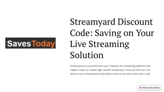Streamyard-Discount-Code-Saving-on-Your-Live-Streaming-Solution