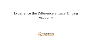 Heatherton Local Driving School