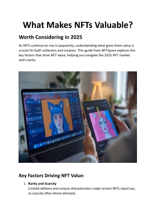 What Makes NFTs Valuable? Insights for 2025