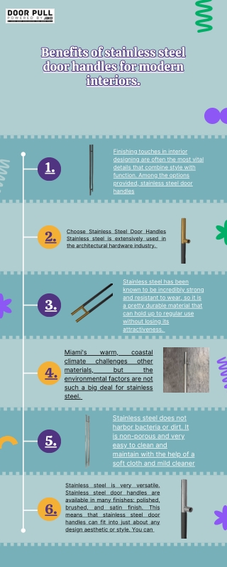 Benefits of stainless steel door handles for modern