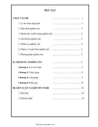 Bảy biện pháp nâng cao công tác chủ nhiệm ở Lớp 2A trường Tiểu học Vạn Thọ 1