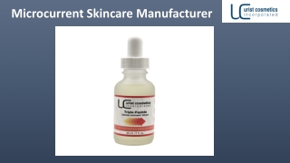 Microcurrent Skincare Manufacturer