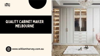 Quality Cabinet Maker Melbourne