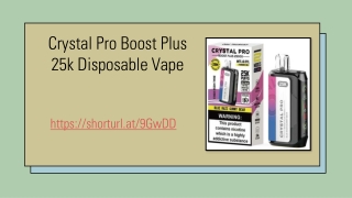 Crystal Pro Boost Plus 25k Disposable Vape