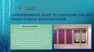 The Best Toilet Cubicle