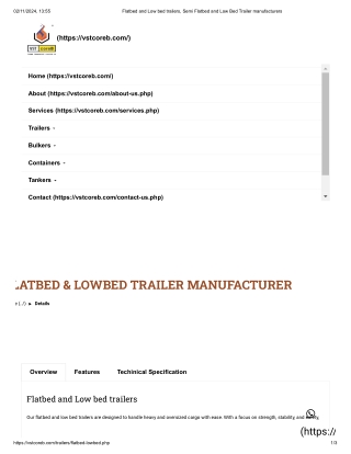 Flatbed Trailer manufacturers