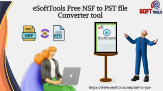 eSoftTools Free NSF to PST file Converter tool