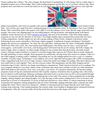 Finding Hidden Gems in Reading Programs