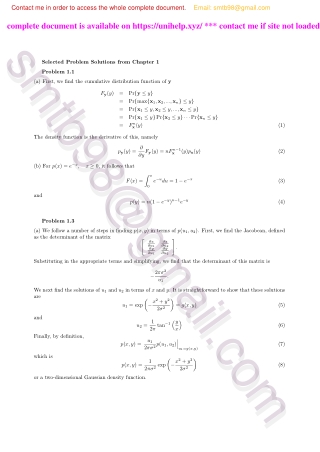 Solution Manual for Detection and Estimation Theory by Schonhoff & Giordano