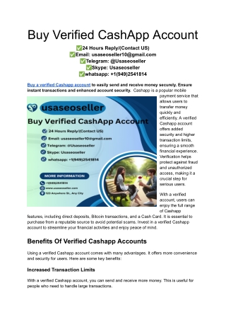 Buy Verified CashApp Account2