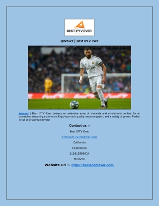 Iptvever | Best IPTV Ever