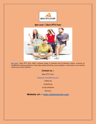 Iptv ever | Best IPTV Ever