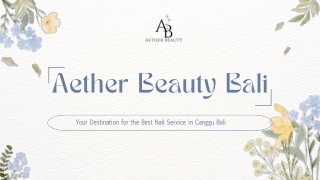 Best nail service in Canggu Bali
