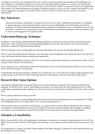 Prepare for Your Hair Color Appointment Like a Pro