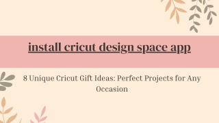 8 Unique Cricut Gift Ideas Perfect Projects for Any Occasion
