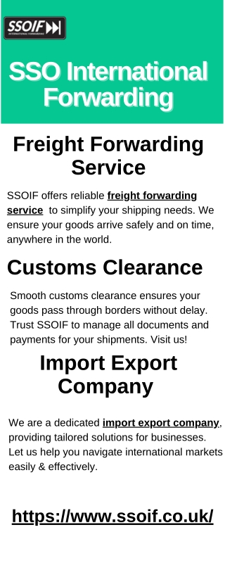 Freight Forwarding Service