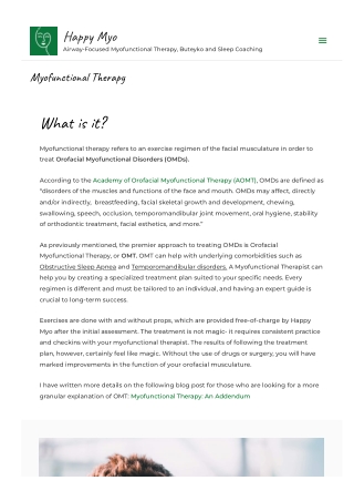 Myofunctional Therapy Near Me