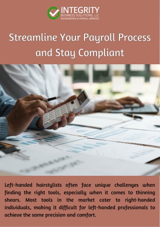 Benefits of Outsourcing Payroll Services- Integrity Business Solutions