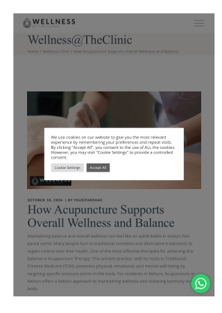 How Acupuncture Supports Overall Wellness and Balance