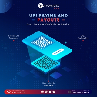 Payomatix offers UPI payins and payouts that are quick, secure, and reliable.