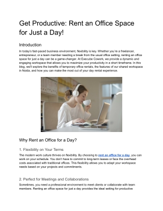 Get Productive_ Rent an Office Space for Just a Day