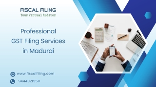 Professional GST Filing Services in Madurai