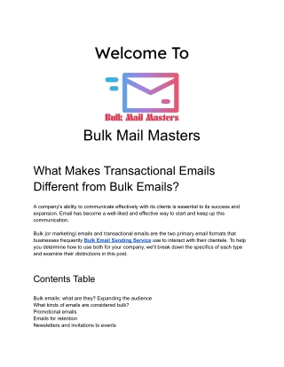 What Makes Transactional Emails Different from Bulk Emails