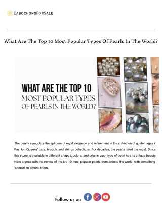 Perfection in Purity: The Alluring Pearl