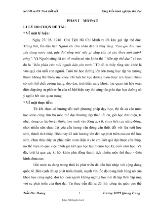 Phương pháp giảng dạy nâng cao thành tích nhảy xa cho học sinh THPT