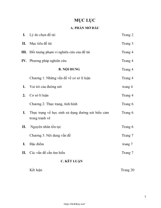 Tìm hiểu tính biểu cảm của đường nét trong tranh vẽ