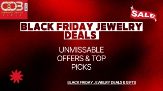Jewelry Shopping on Black Friday Top Deals Offers
