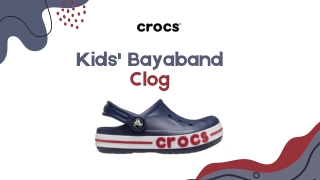Buy Stylish Kids' Bayaband Clog Online