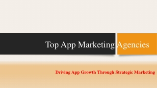 Top App Marketing Agencies