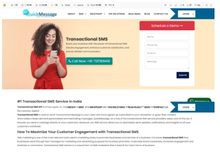 Secure and Instant Notifications with Transactional SMS Service