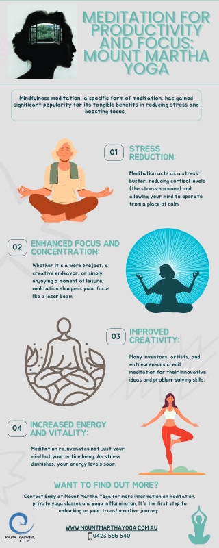 Meditation for Productivity and Focus | Mount Martha Yoga