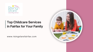 Top Childcare Services in Fairfax for Your Family