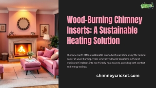 Wood-Burning Chimney Inserts A Sustainable Heating Solution