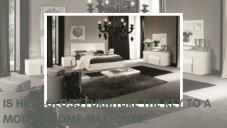 Is High-Gloss Furniture the Key to a Modern Home Makeover?