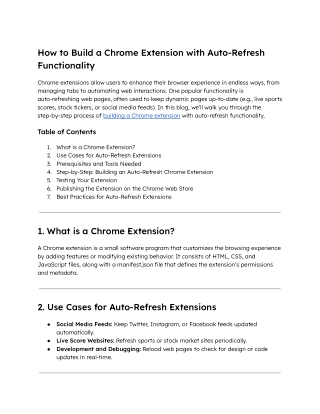 How to Build a Chrome Extension with Auto-Refresh Functionality (2)