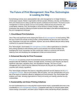 The Future of Print Management_ How Plus Technologies is Leading the Way
