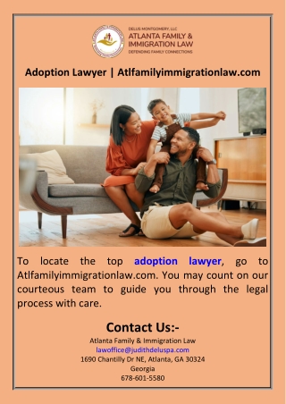 Adoption Lawyer  Atlfamilyimmigrationlaw.com