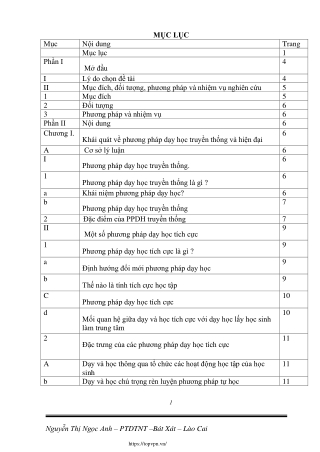 Chọn lọc nội dung kiến thức và đổi mới phương pháp phù hợp với đối tượng HS