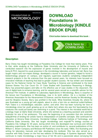 DOWNLOAD Foundations in Microbiology [KINDLE EBOOK EPUB]